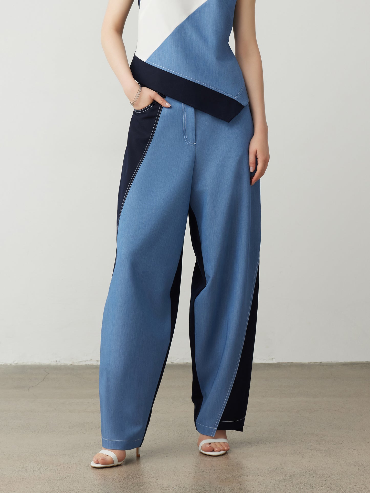 Indigo Tonal Pant