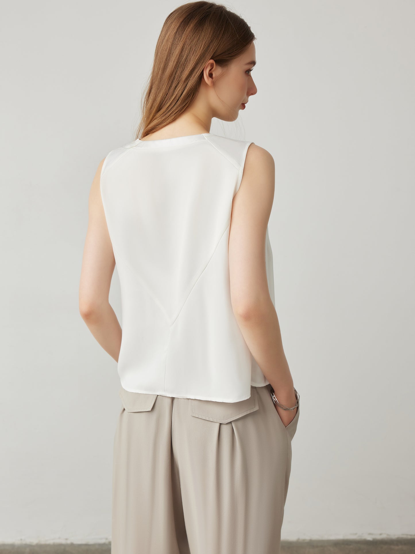 Diagonal Drape Top