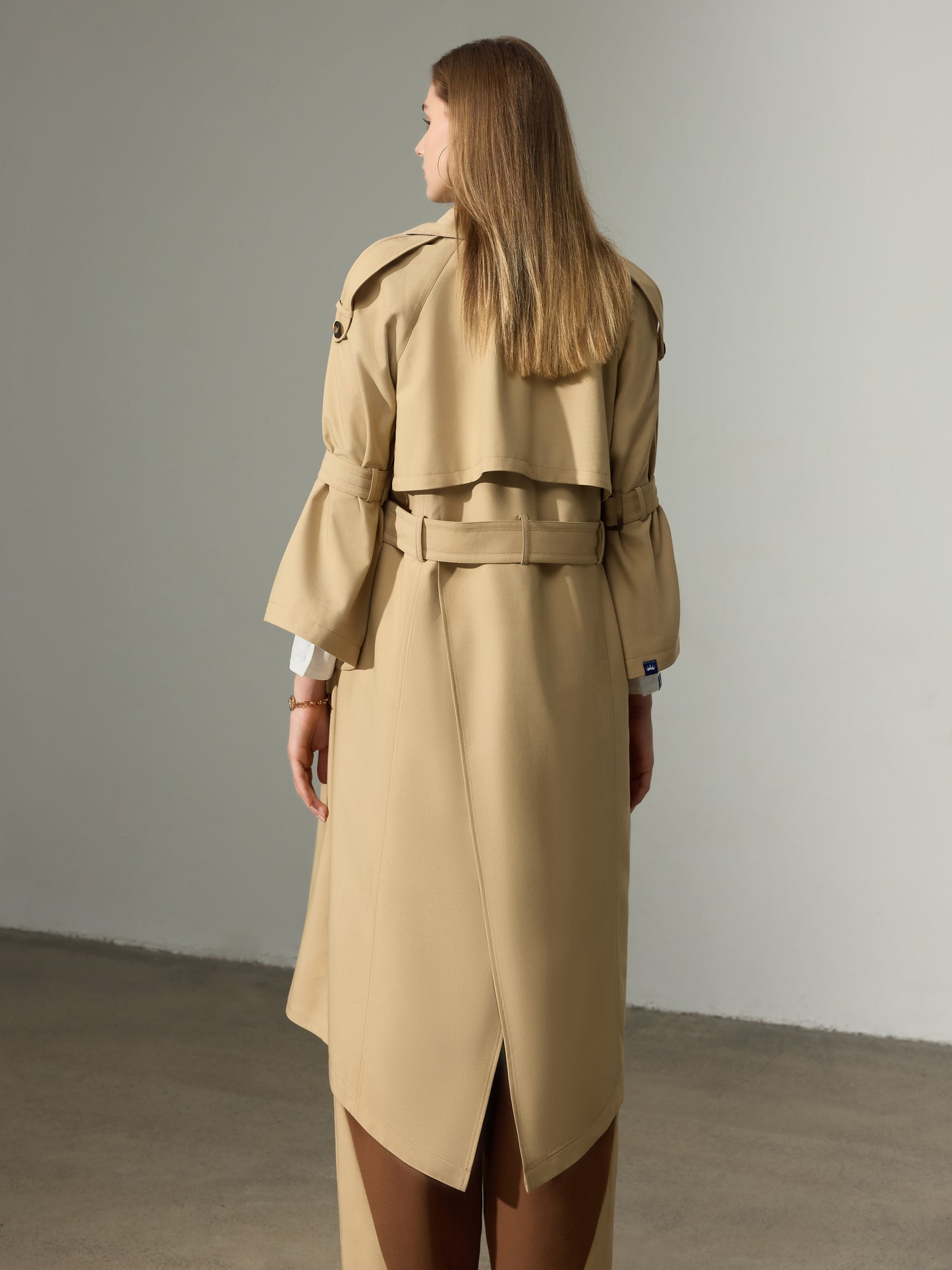 3/4 Bell Sleeve Trench(Pre-Sale)