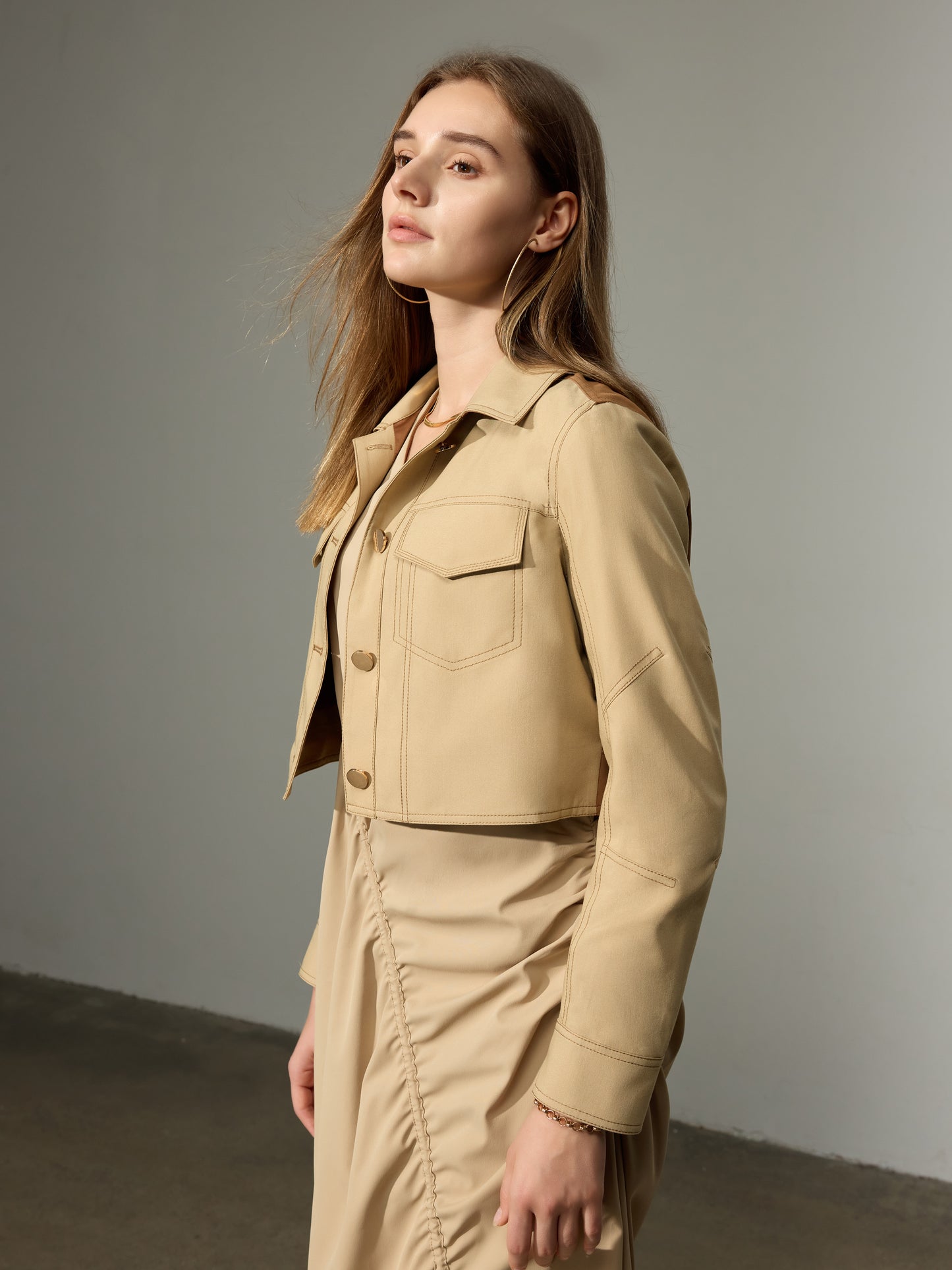 Color blocked Contraries Jacket(Pre-Sale)