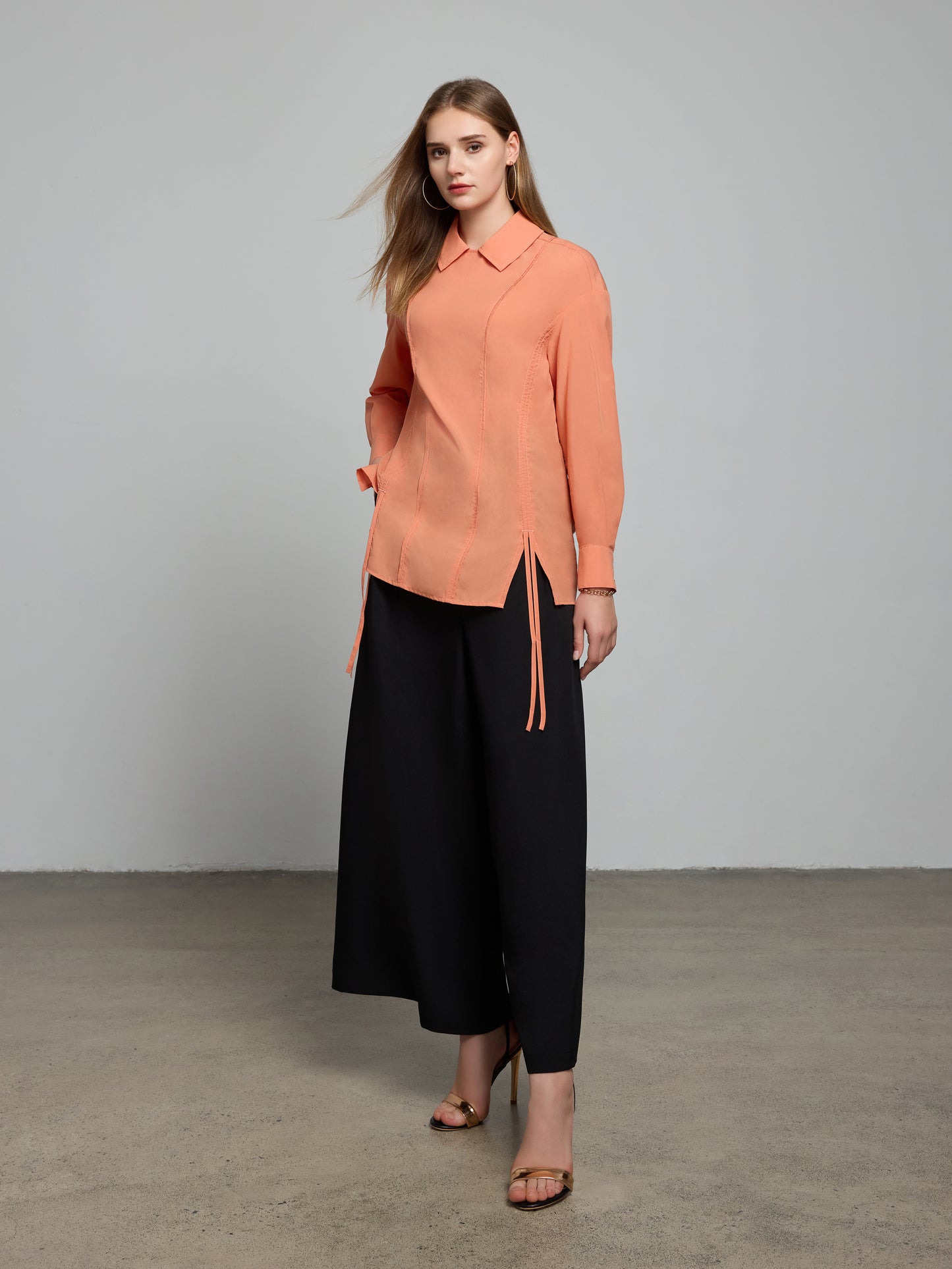 Oversize Drawcord Shirt(Pre-Sale)