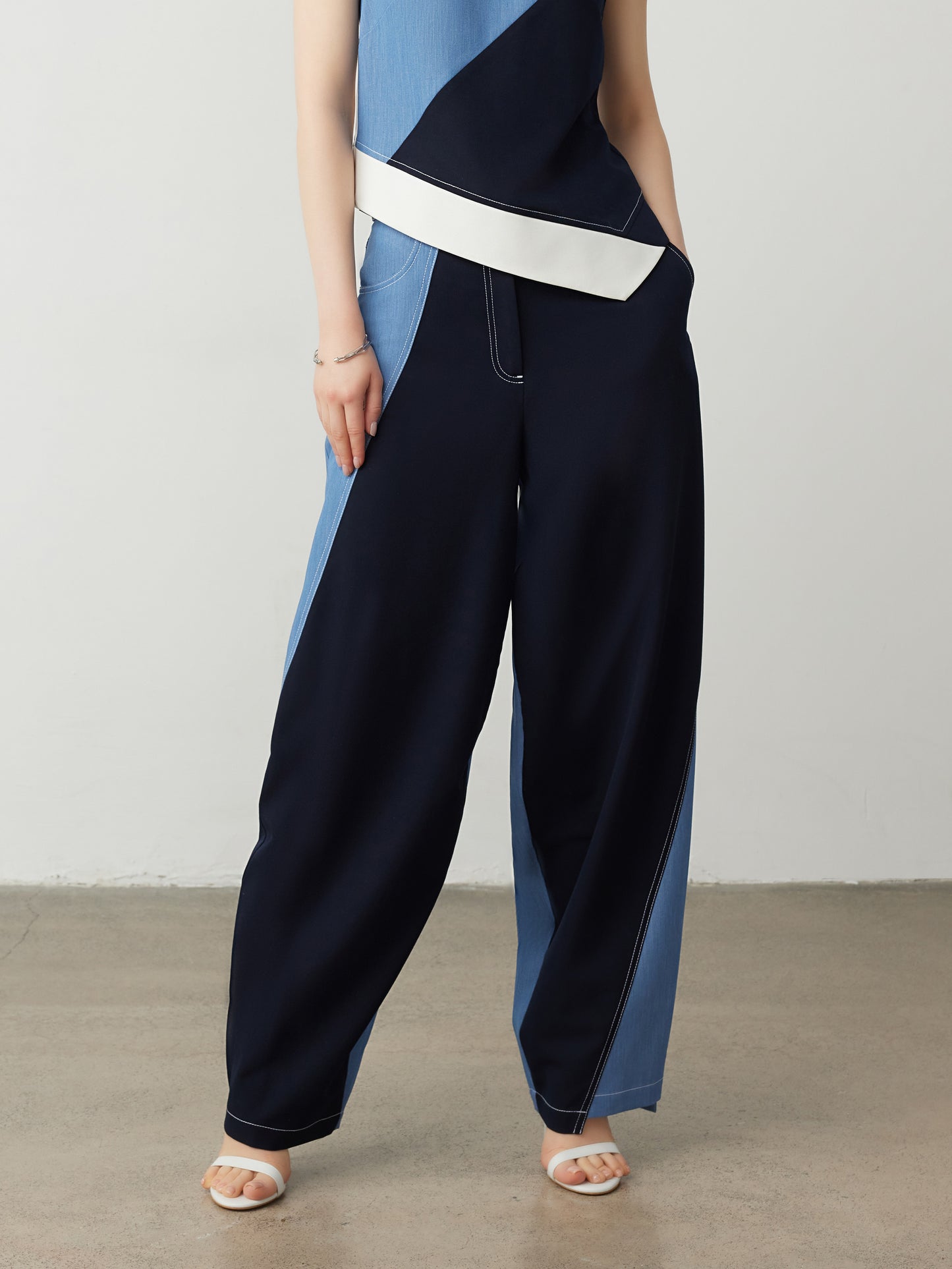 Indigo Tonal Pant