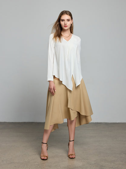 Aysm.Drape Front Top（Pre-Sale）