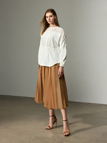 Tonal Gathering Top（Pre-Sale）