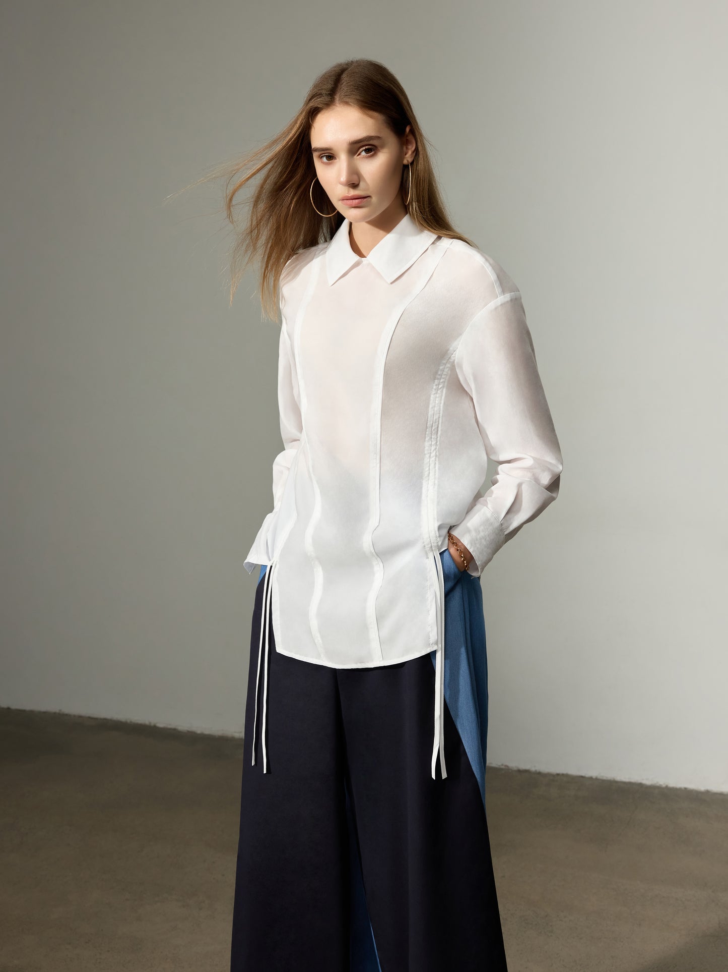 Oversize Drawcord Shirt（Pre-Sale）