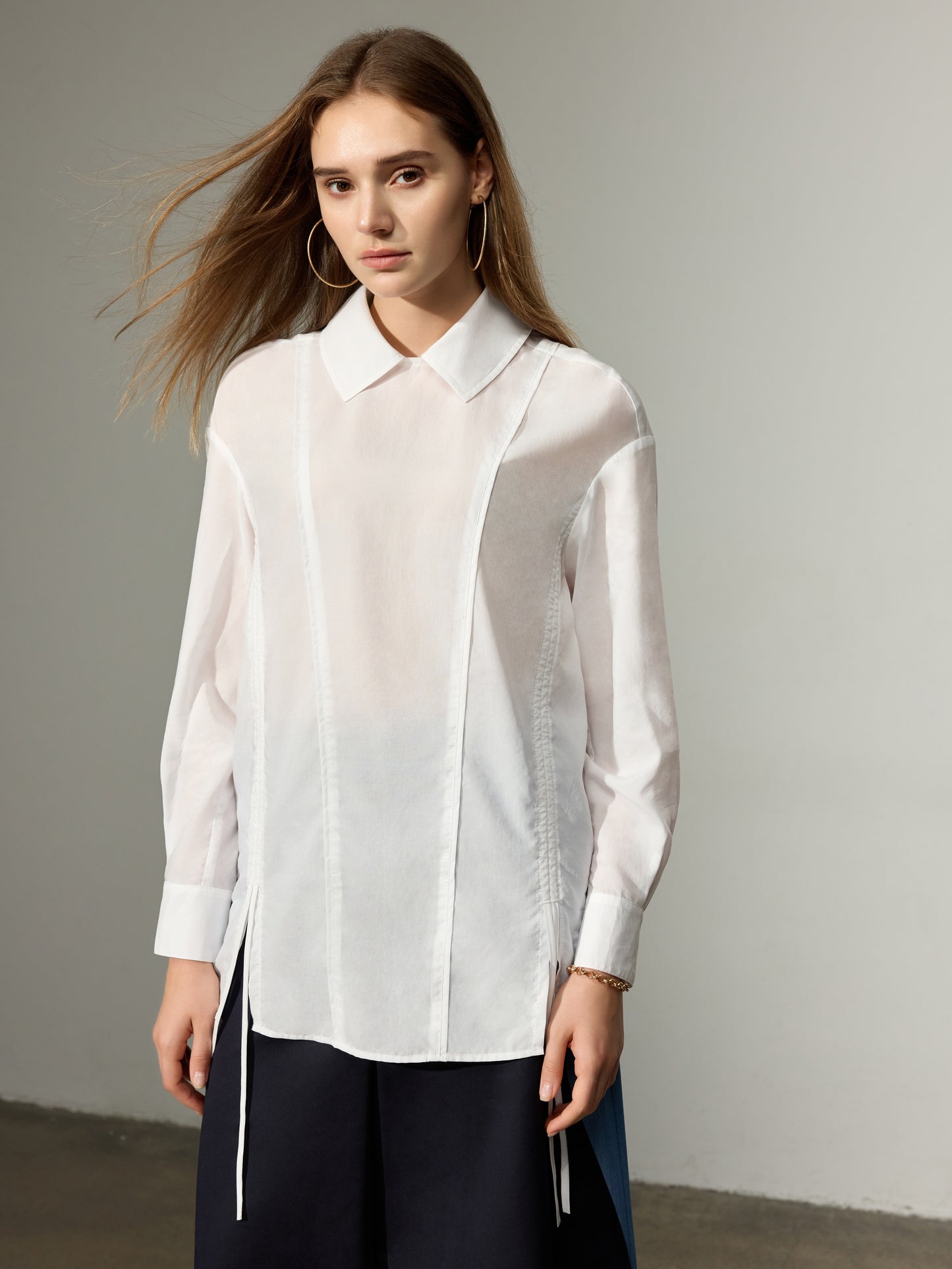 Oversize Drawcord Shirt（Pre-Sale）