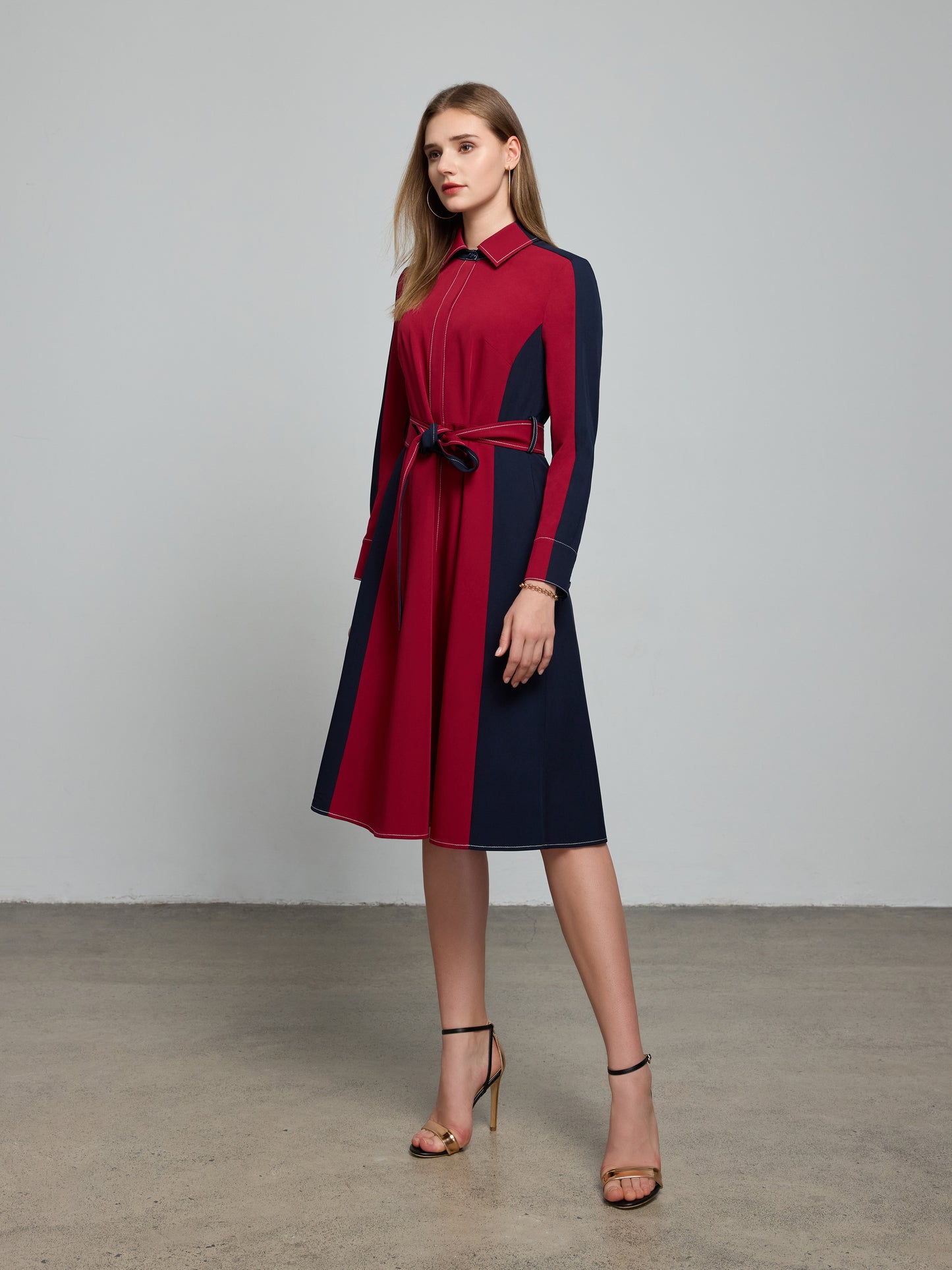 Color blocked Contrariety Dress（Pre-Sale）