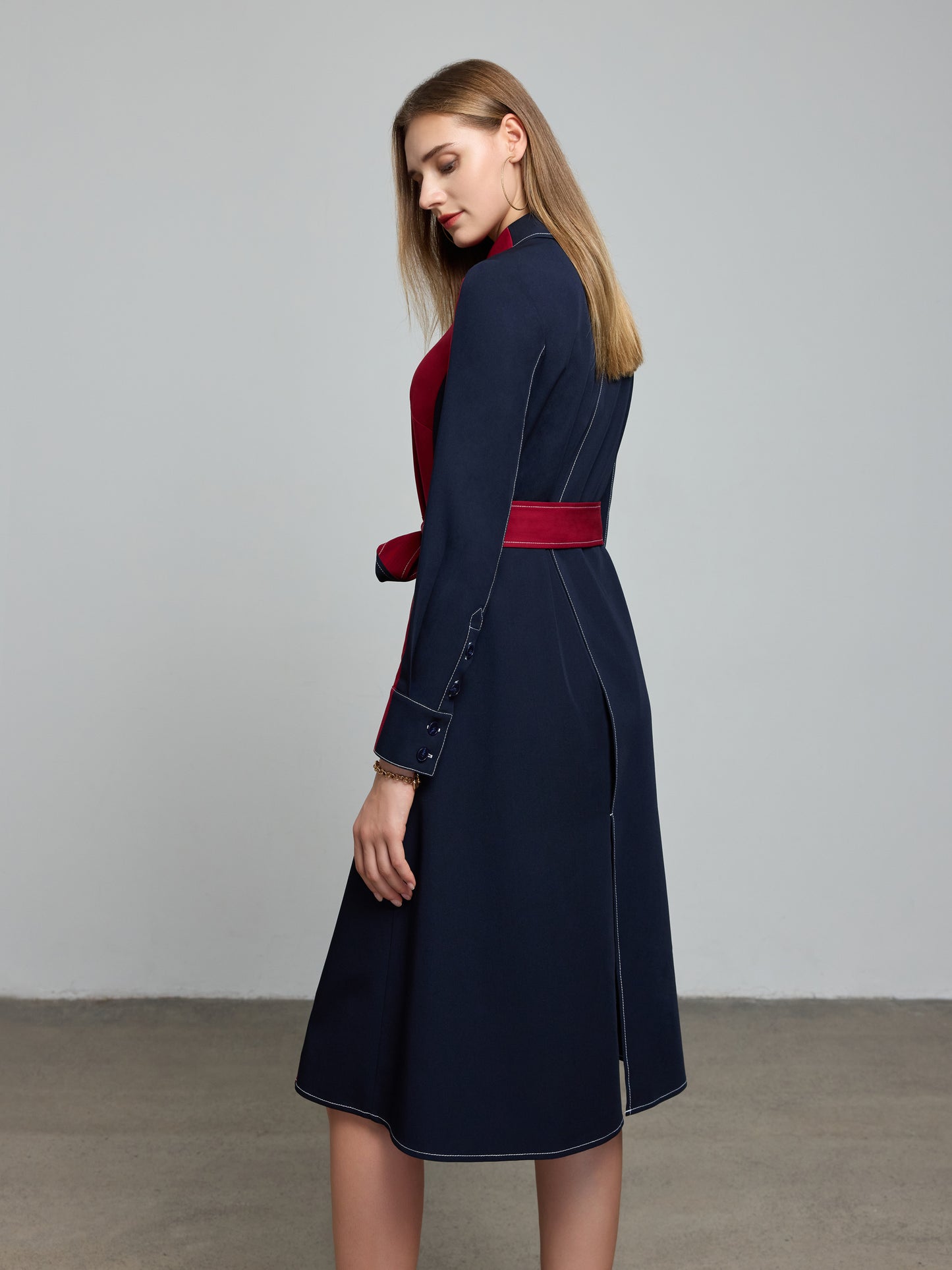 Color blocked Contrariety Dress（Pre-Sale）