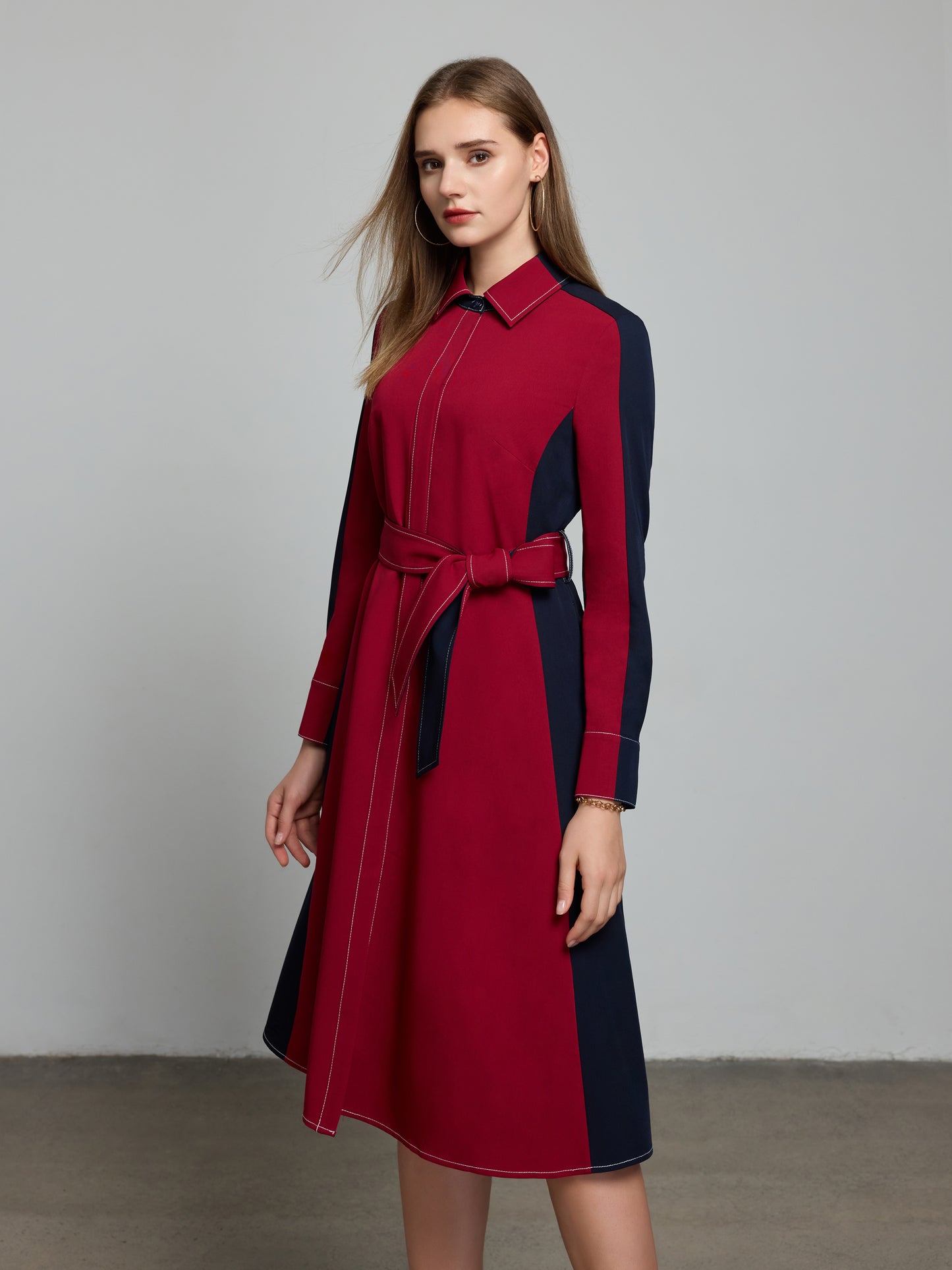 Color blocked Contrariety Dress（Pre-Sale）