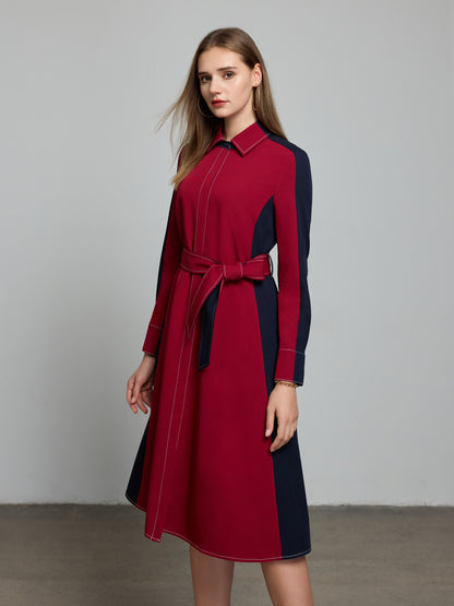 Color blocked Contrariety Dress（Pre-Sale）