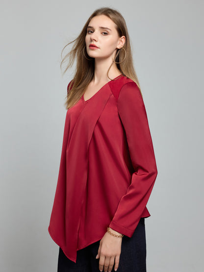 Aysm.Drape Front Top（Pre-Sale）