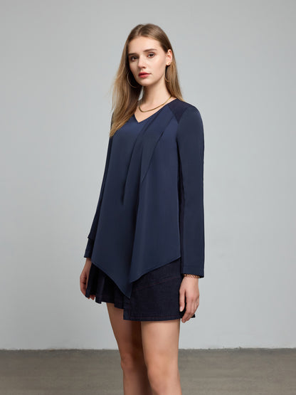 Aysm.Drape Front Top（Pre-Sale）