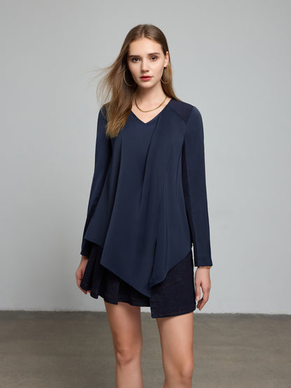 Aysm.Drape Front Top（Pre-Sale）