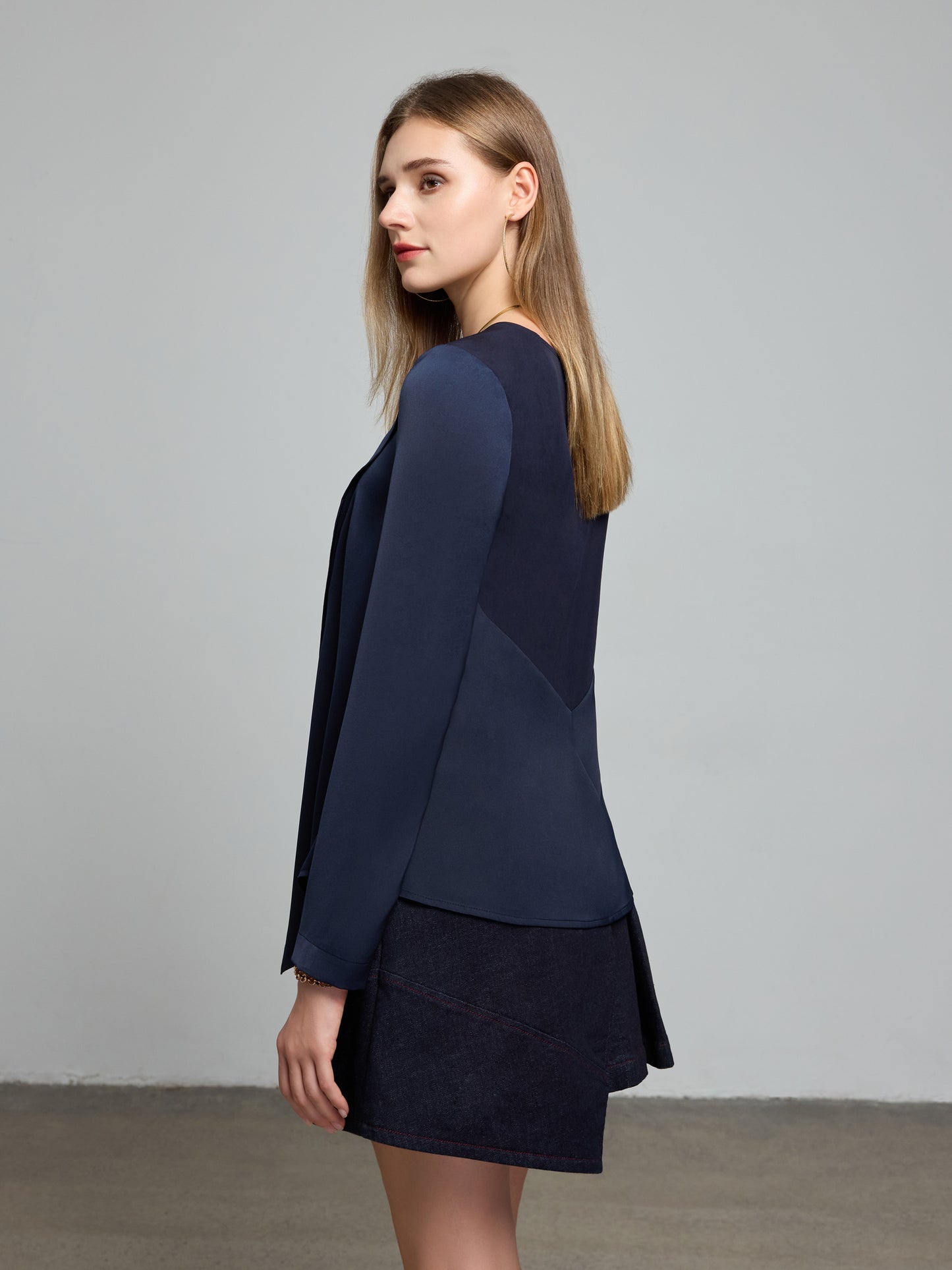 Aysm.Drape Front Top（Pre-Sale）