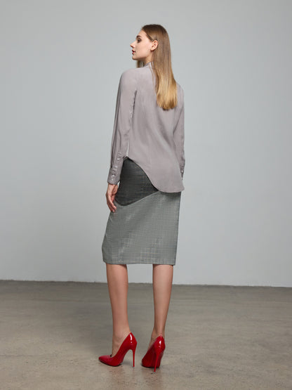 Draped Front Shirt（Pre-Sale）