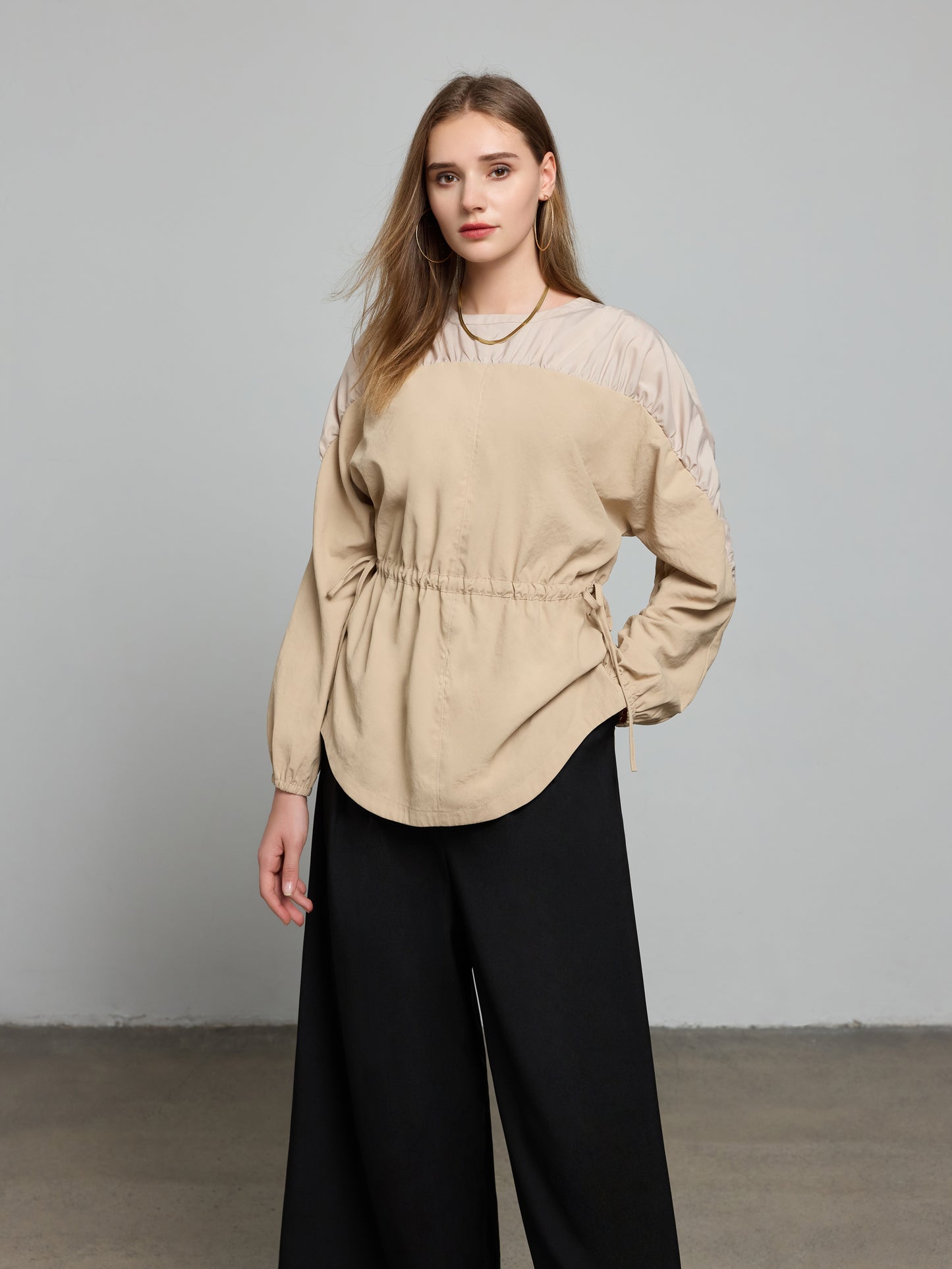 Tonal Gathering Top（Pre-Sale）