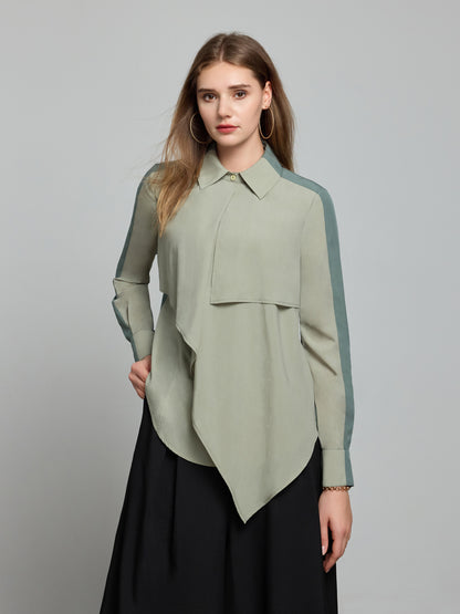 Draped Front Shirt（Pre-Sale）