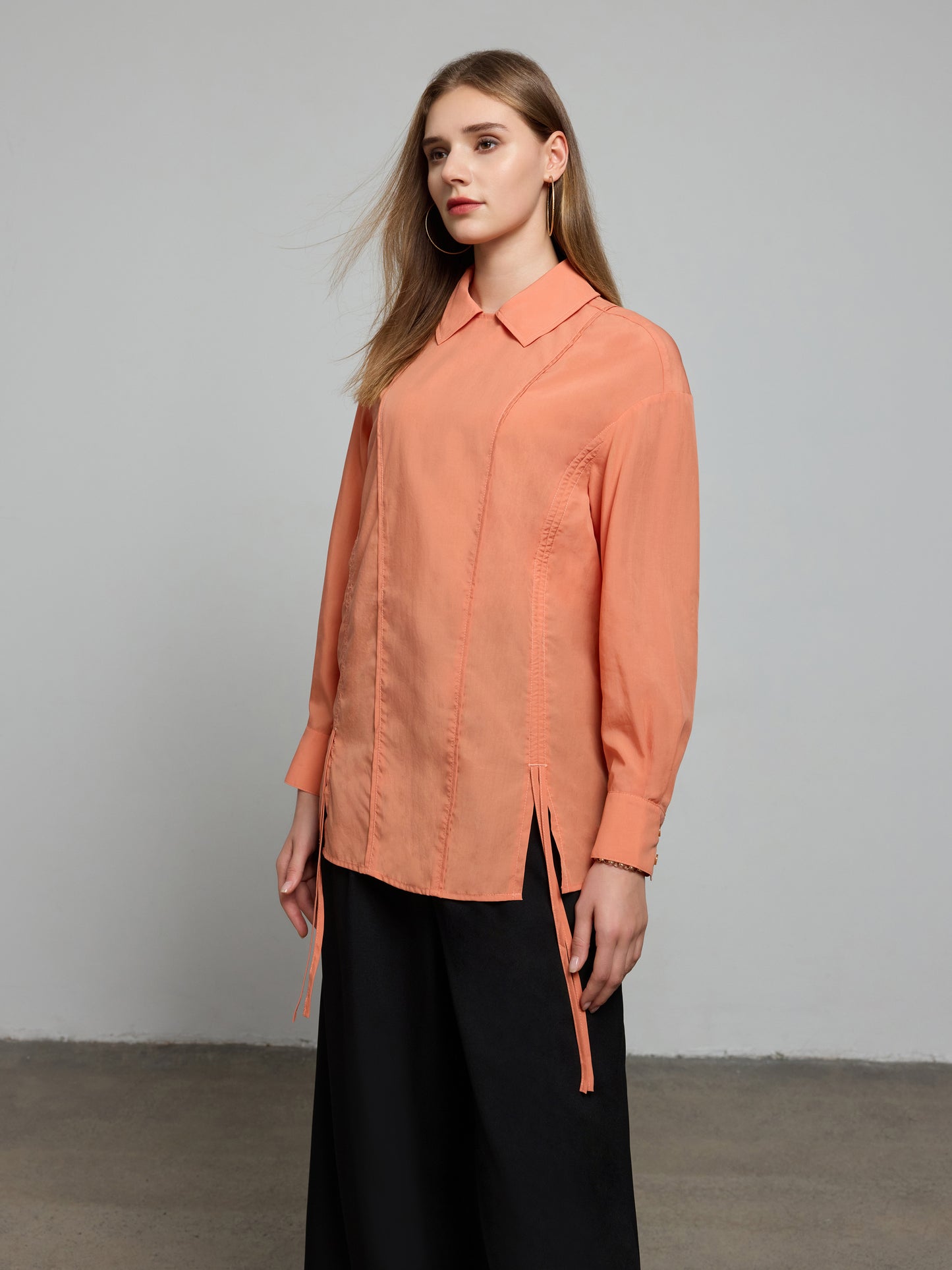 Oversize Drawcord Shirt（Pre-Sale）
