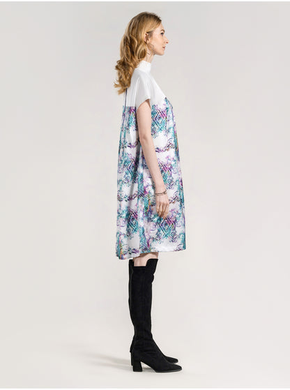 Space Age Dress Printed