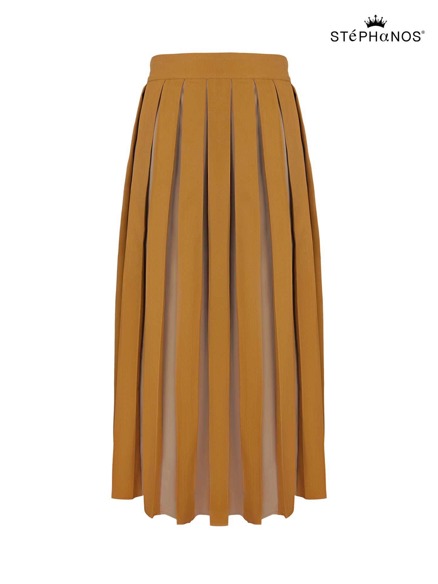 Color Blocked Pleat Skirt（Pre-Sale）