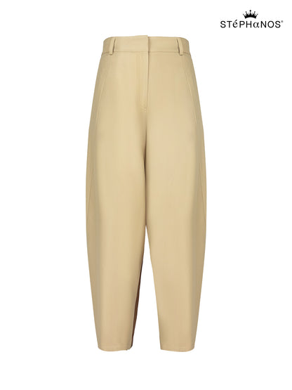 Color Blocked Barrel Pants（Pre-Sale）