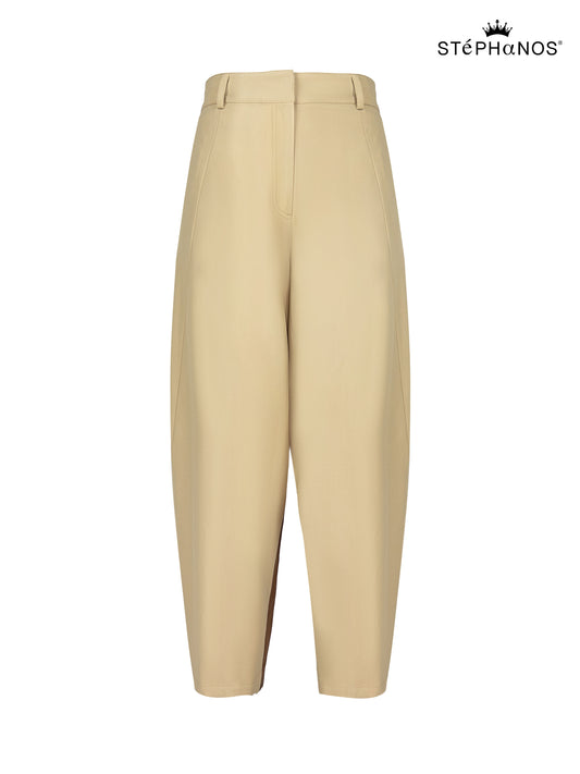 Color Blocked Barrel Pants（Pre-Sale）