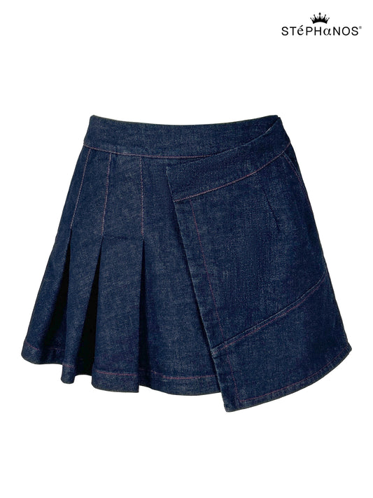 Red Stitch Line Mini Skirt（Pre-Sale）