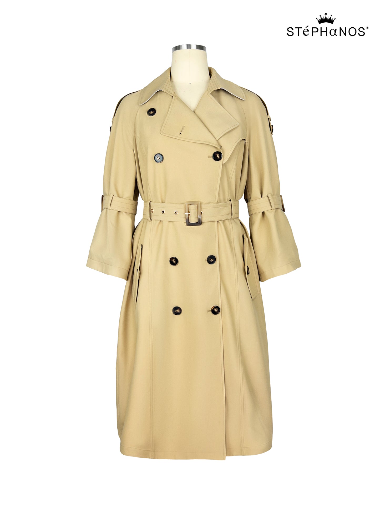 3/4 Bell Sleeve Trench（Pre-Sale）