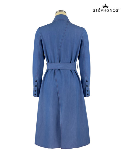 Tonal blocked Contrariety Dress（Pre-Sale）