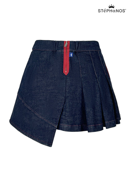 Red Stitch Line Mini Skirt（Pre-Sale）