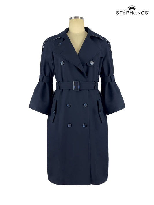 3/4 Bell Sleeve Trench（Pre-Sale）