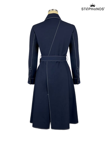 Tonal blocked Contrariety Dress（Pre-Sale）