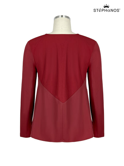 Aysm.Drape Front Top（Pre-Sale）