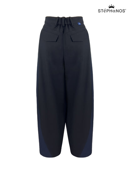 Color Blocked Barrel Pants（Pre-Sale）