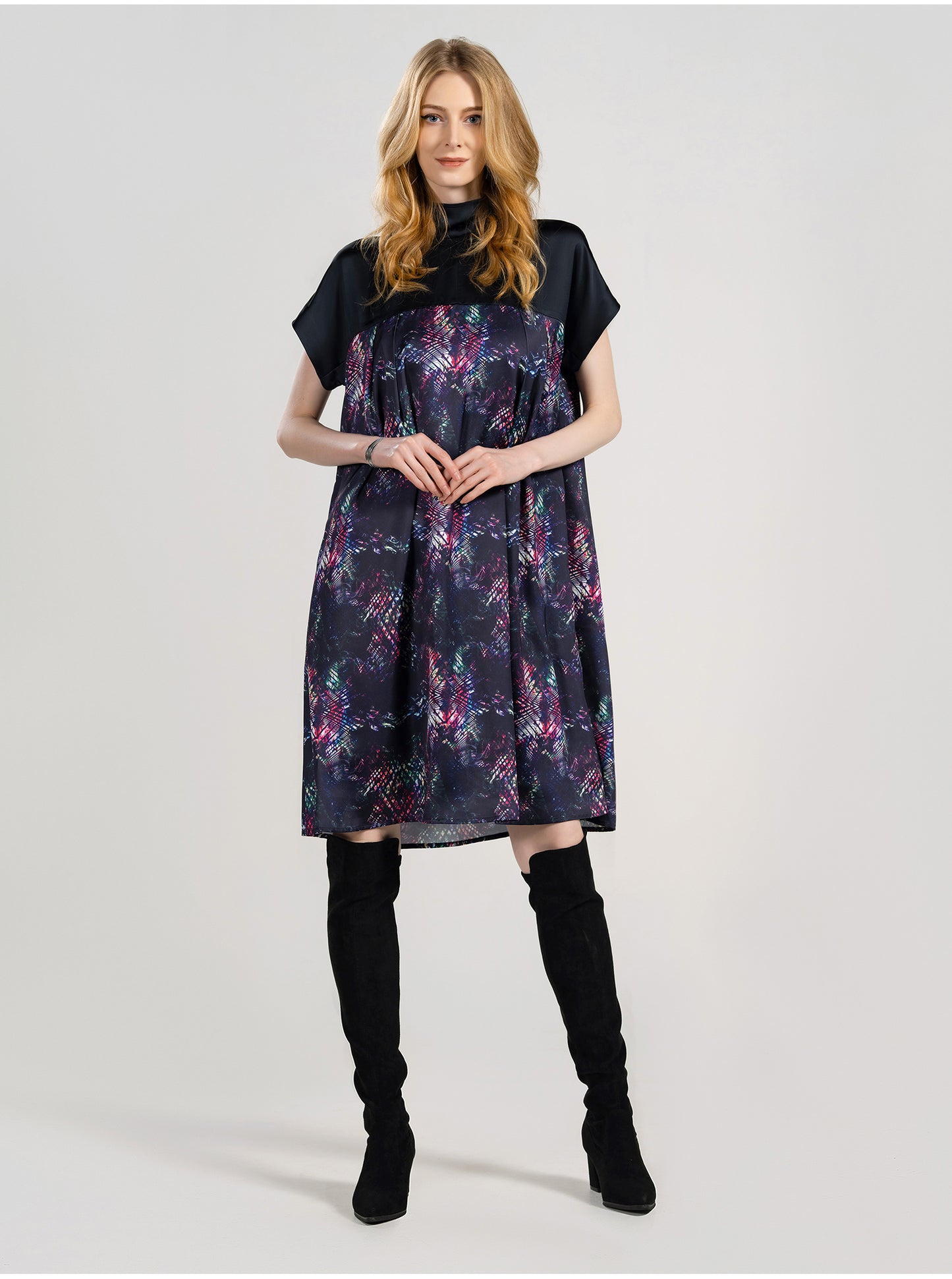 Space Age Dress Printed