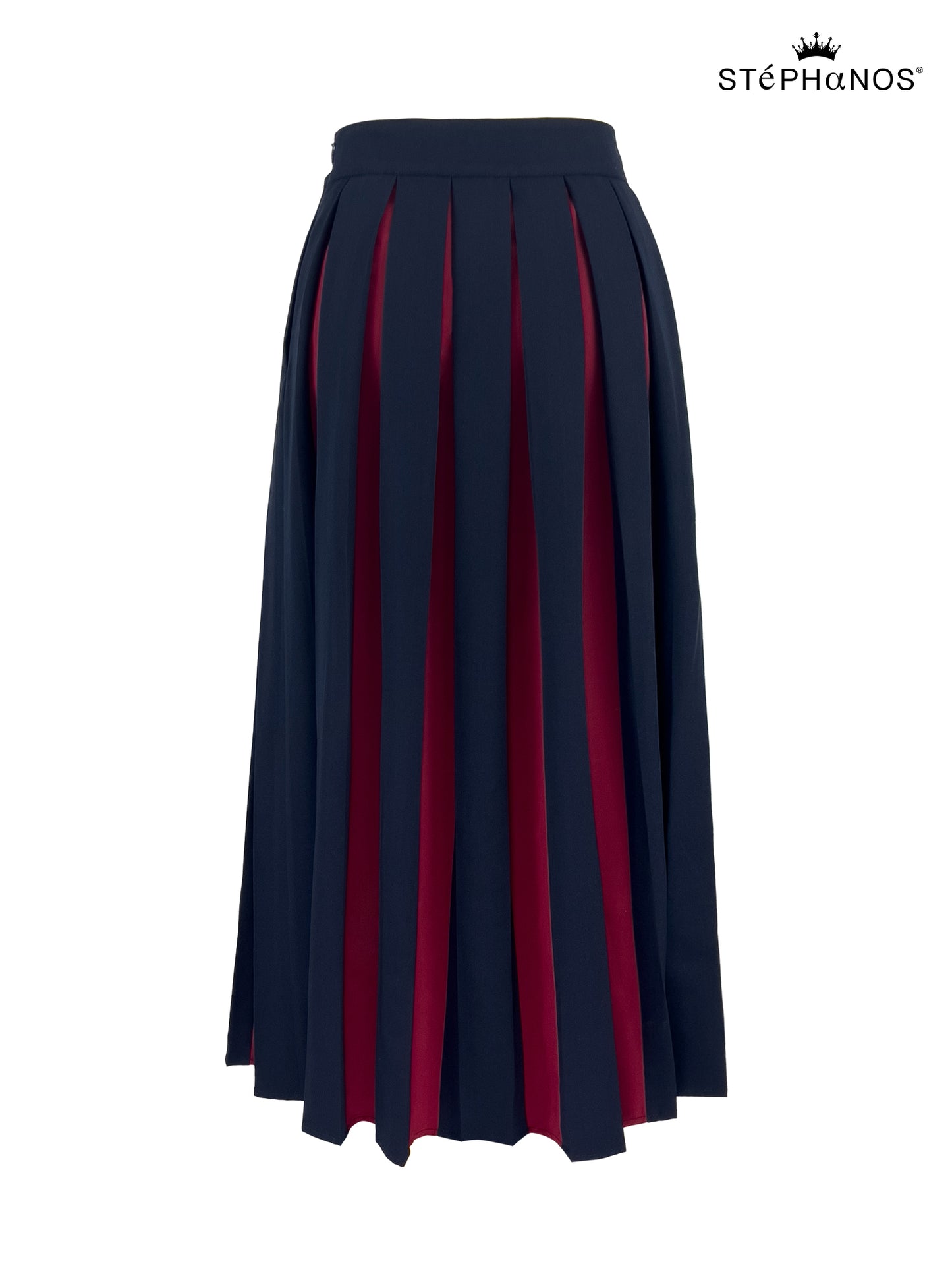 Color Blocked Pleat Skirt（Pre-Sale）
