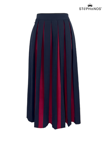 Color Blocked Pleat Skirt（Pre-Sale）